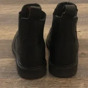 Red Wing Worx Electrical Hazard Steel Toe Black Boots Size minimal scuffing toe Men main image 3